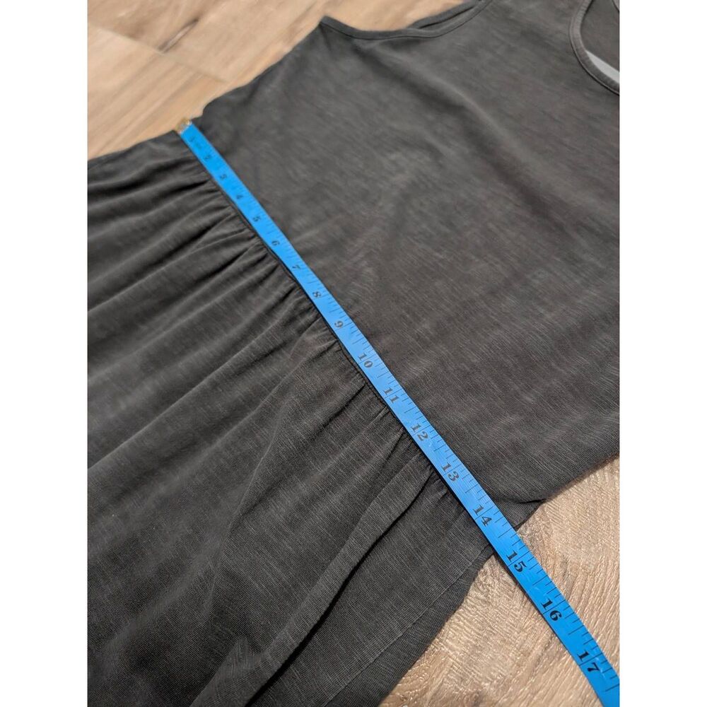Old Navy Charcoal Gray Maxi Dress XS Tank Fit & Flare Boho Farmhouse Western - Picture 6 of 9